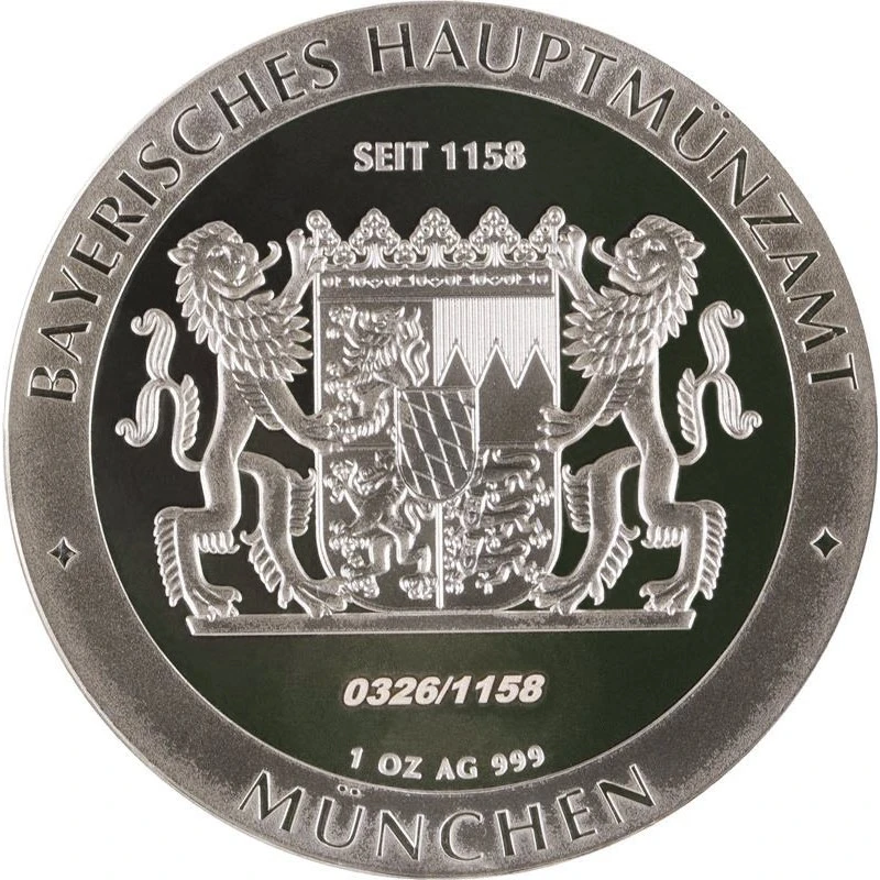 Germany: silver coin Castle Neuschwanstein 2025 Proof 1 oz Investment coins