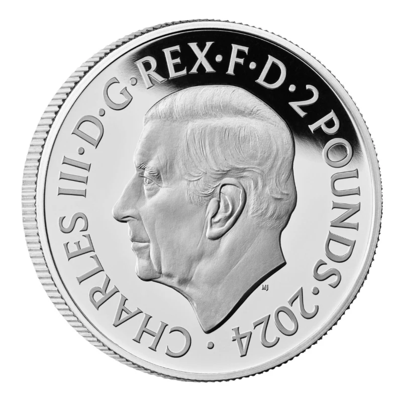 United Kingdom Silver Coin Paul McCartney 2024 Proof Colored 1 oz Collectible coins