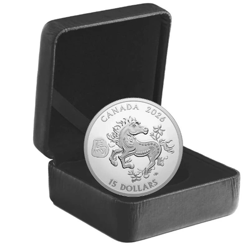 Canada: silver coin Year of the Horse 2026 Proof 1 oz Collectible coins