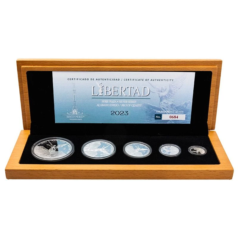 Mexico: silver coins Libertad 2023 Proof 59.09 g Collectible coins