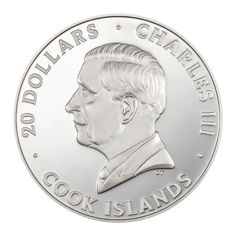 Cook Islands: silver coin Bald Eagle 2024 Proof 3 oz Collectible coins