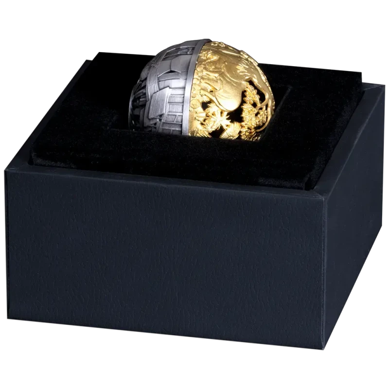 Samoa silver coin Nature and Technology 2025 gilded 2 oz Collectible coins