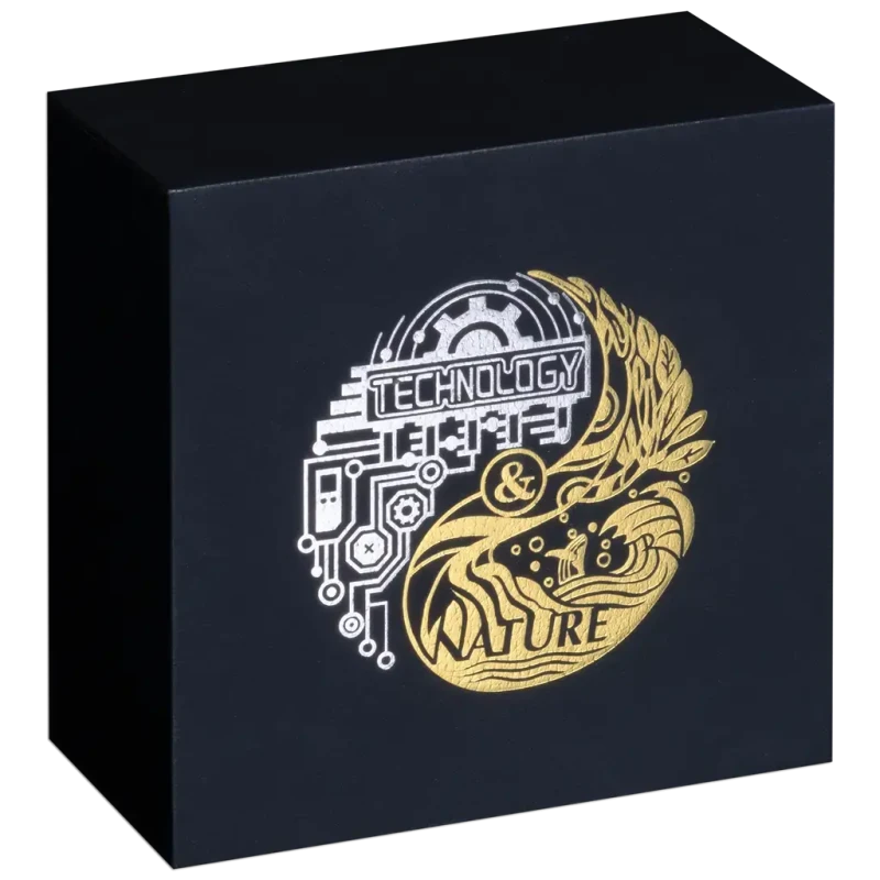 Samoa silver coin Nature and Technology 2025 gilded 2 oz Collectible coins