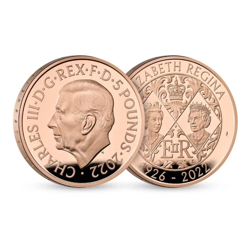 United Kingdom Gold Coin Elizabeth II 2022 Proof 36.61 g Collectible coins