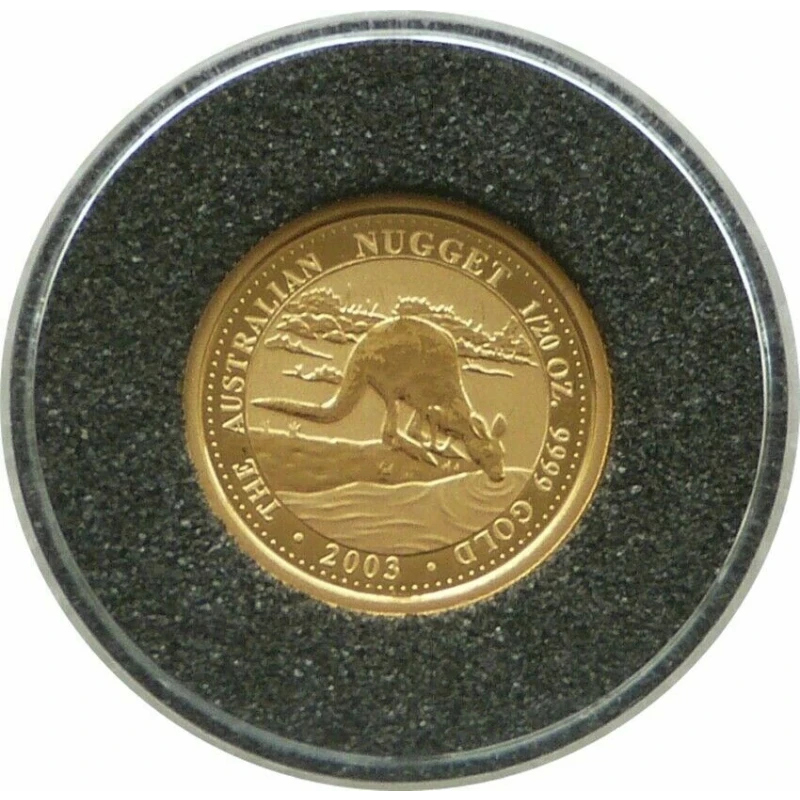 Australia Gold Coin Kangaroo 2003 1/20 oz Investment coins