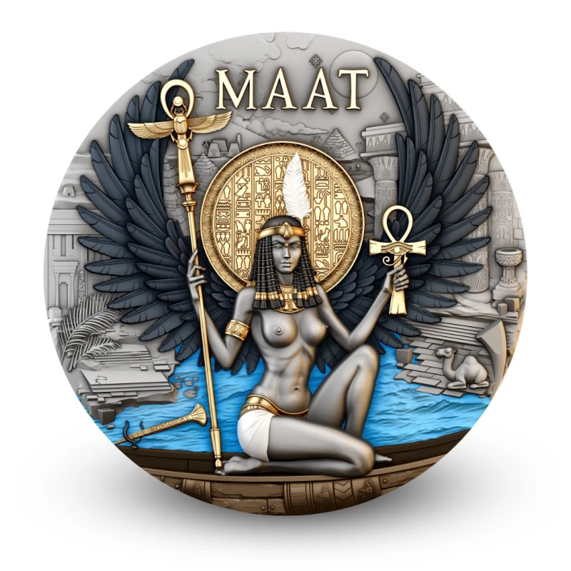 Cameroon Silver Coin Maat 2026 2 oz Collectible coins
