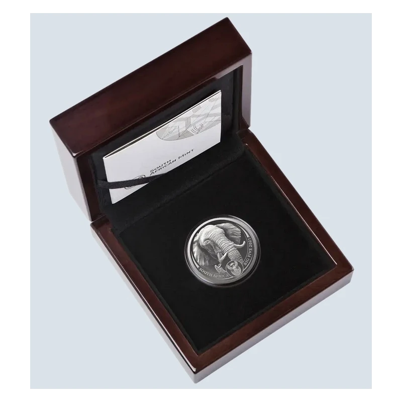 South Africa: Elephant platinum coin 2021 (Proof) 1 oz Collectible coins